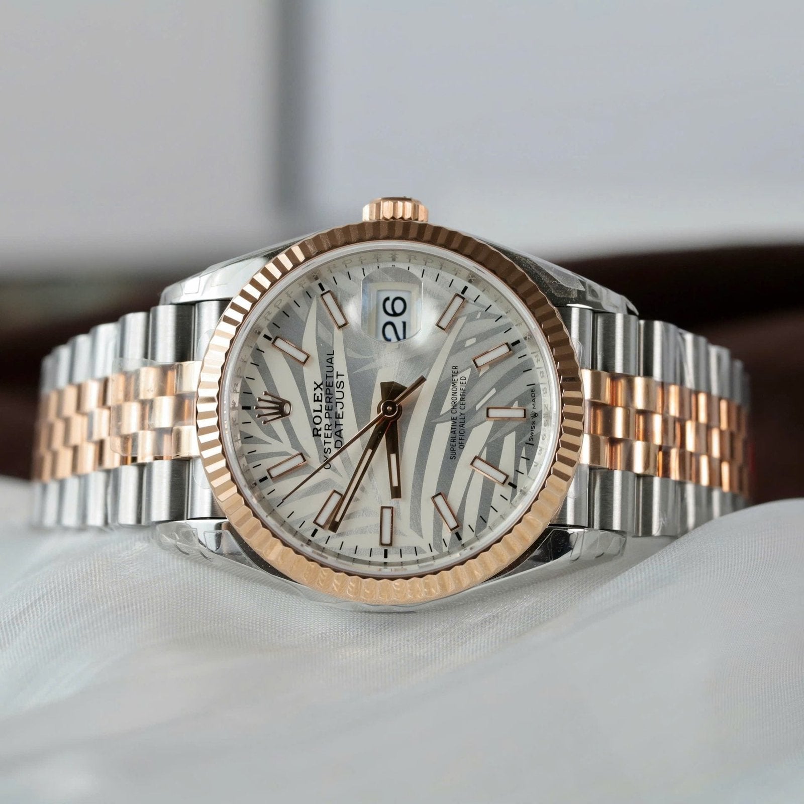 Rolex DateJust 126231 Best Watch Palm Dial 36mm