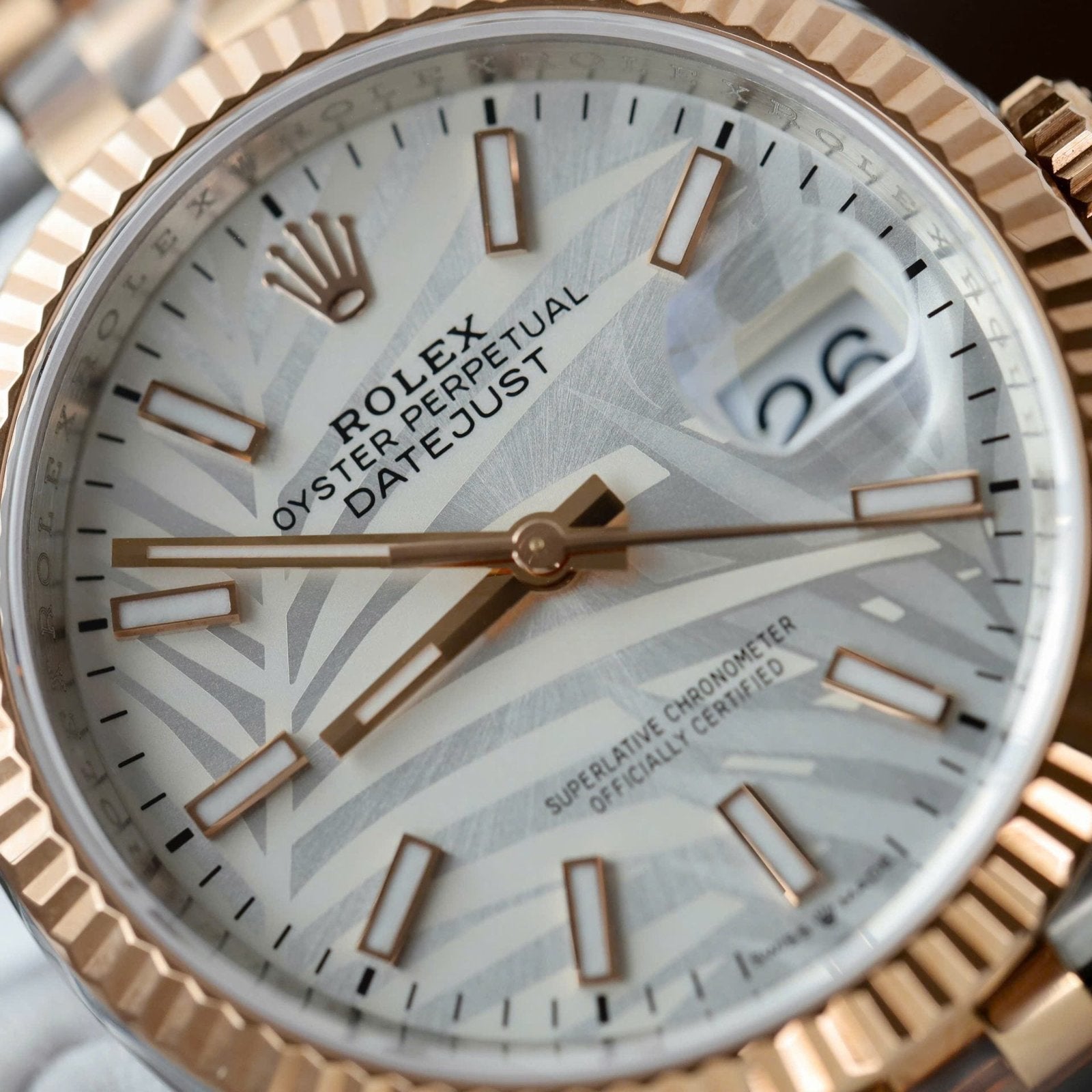Rolex DateJust 126231 Best Watch Palm Dial 36mm