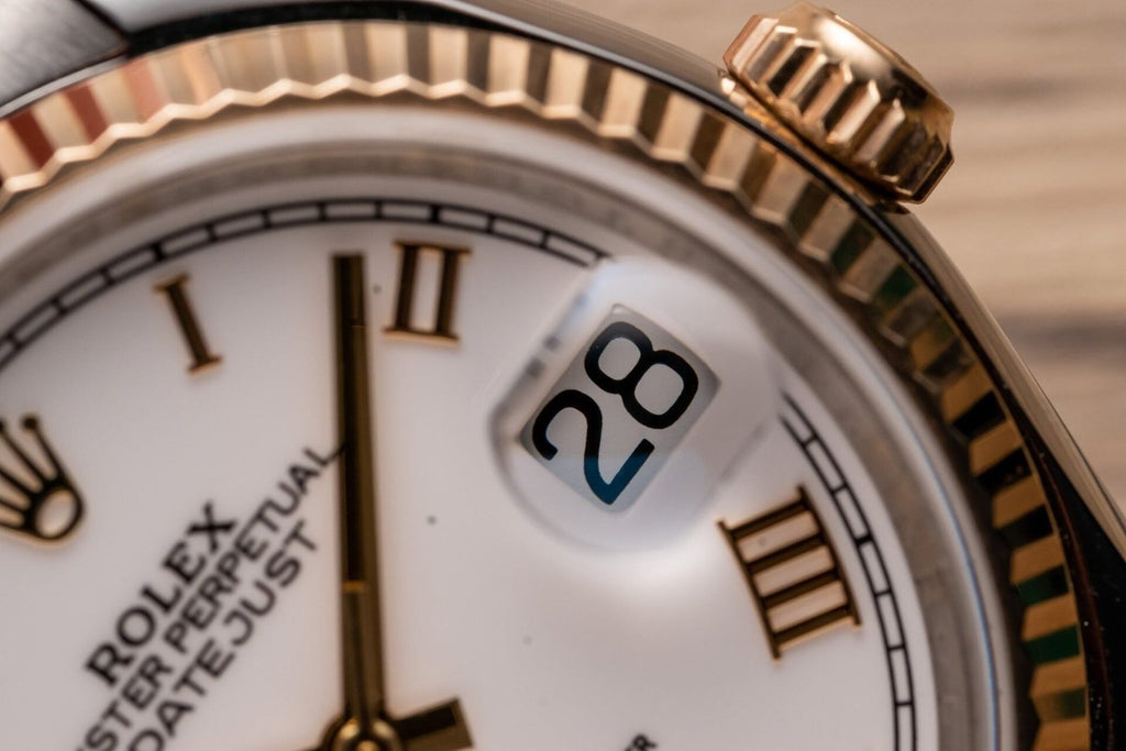 Rolex Date Just 126233 Watch Gold Wrapped White Dial 36mm