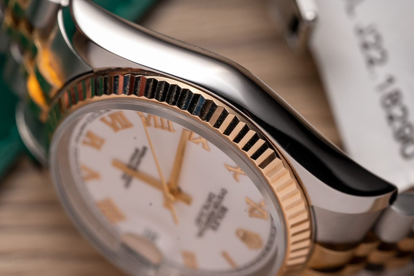 Rolex Date Just 126233 Watch Gold Wrapped White Dial 36mm