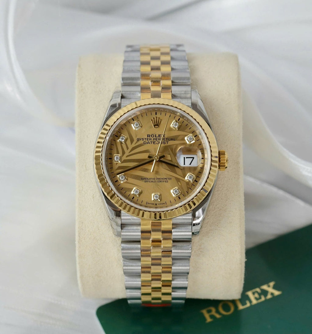 Rolex Watch DateJust 126233 Palm Dial 36mm
