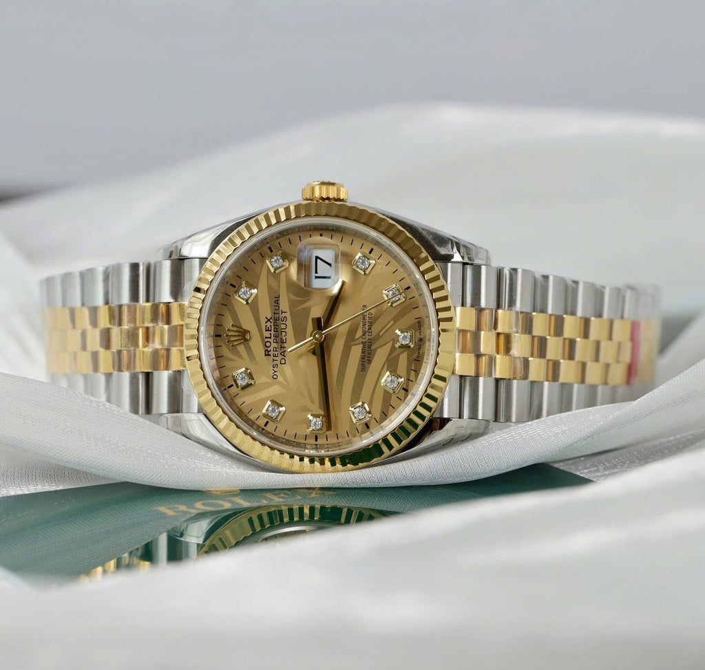 Rolex Watch DateJust 126233 Palm Dial 36mm