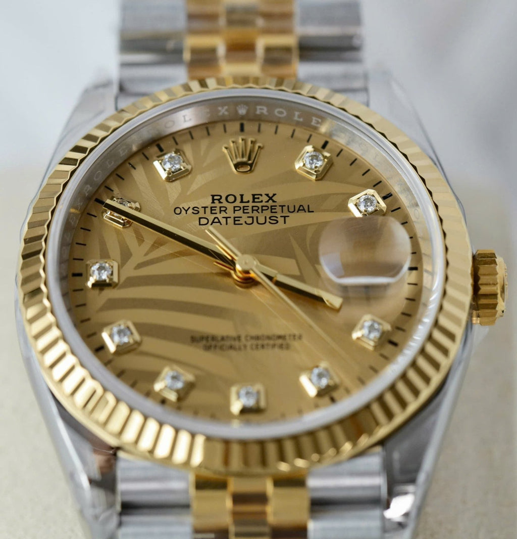 Rolex Watch DateJust 126233 Palm Dial 36mm