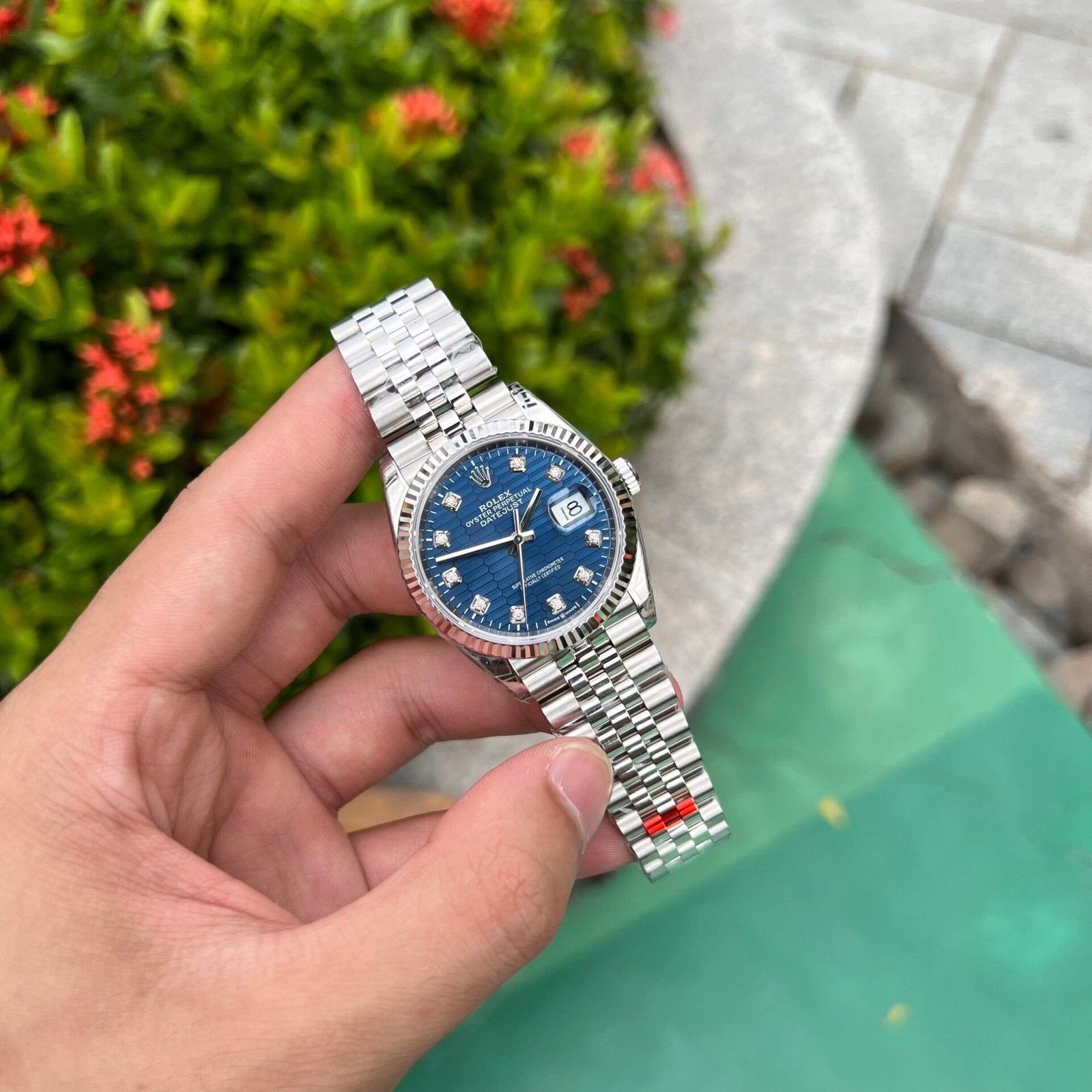 Rolex DateJust 126234 Watch Blue Dial 36mm