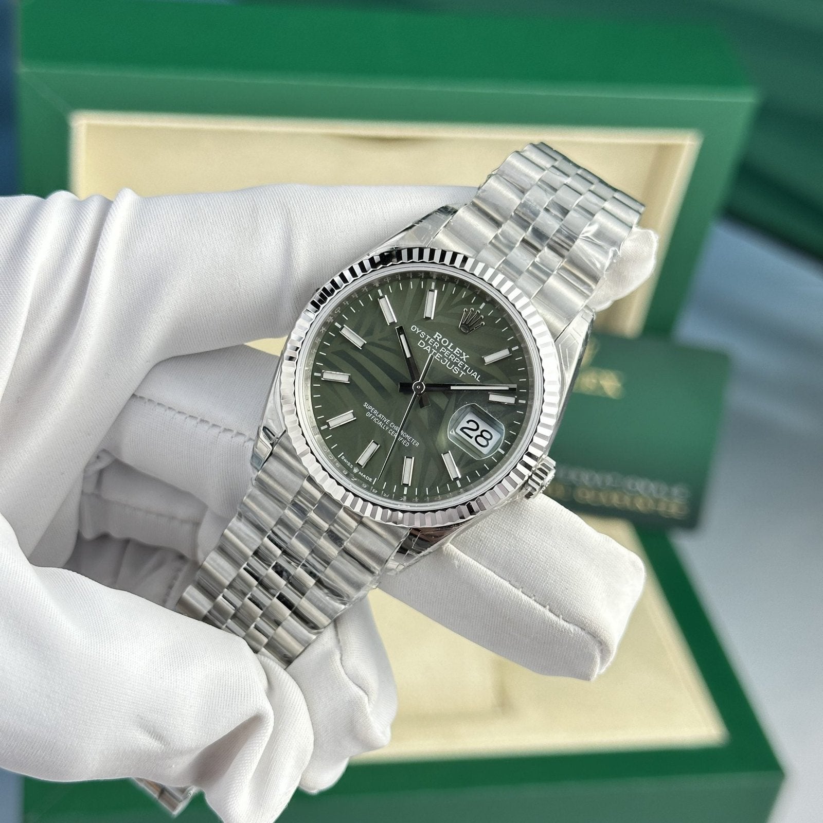Rolex Watch DateJust 126234 Dial Green 36mm