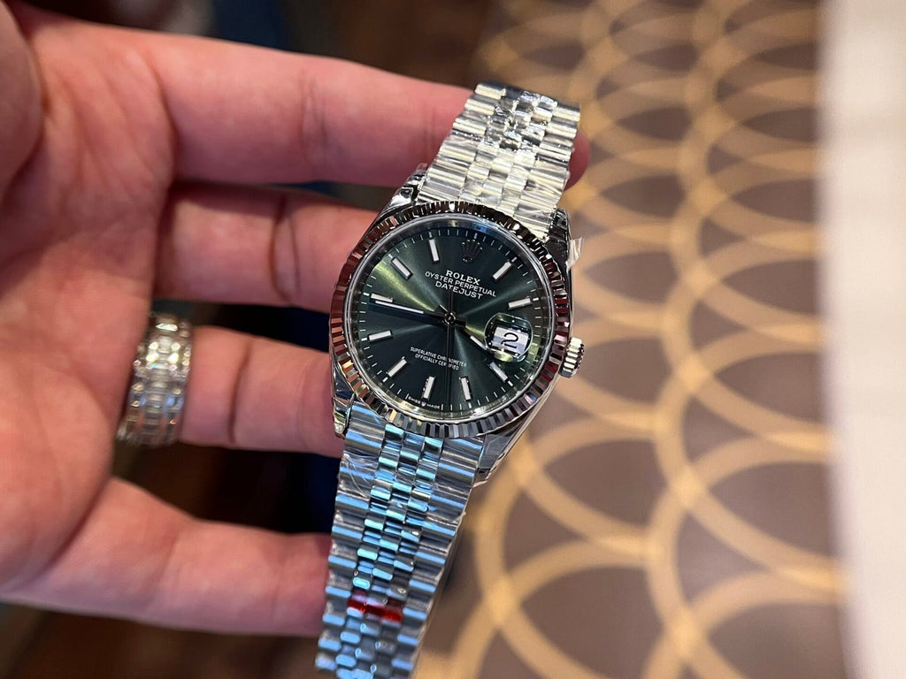 Rolex Watch Date Just 126234 Green Dial 36mm