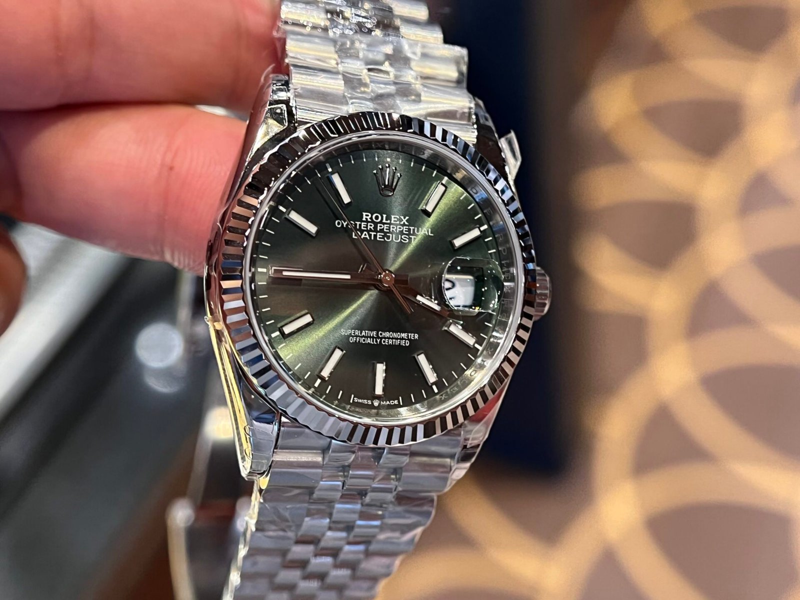 Rolex Watch Date Just 126234 Green Dial 36mm