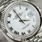Rolex Date Just 126234 Watch White Dial 36mm