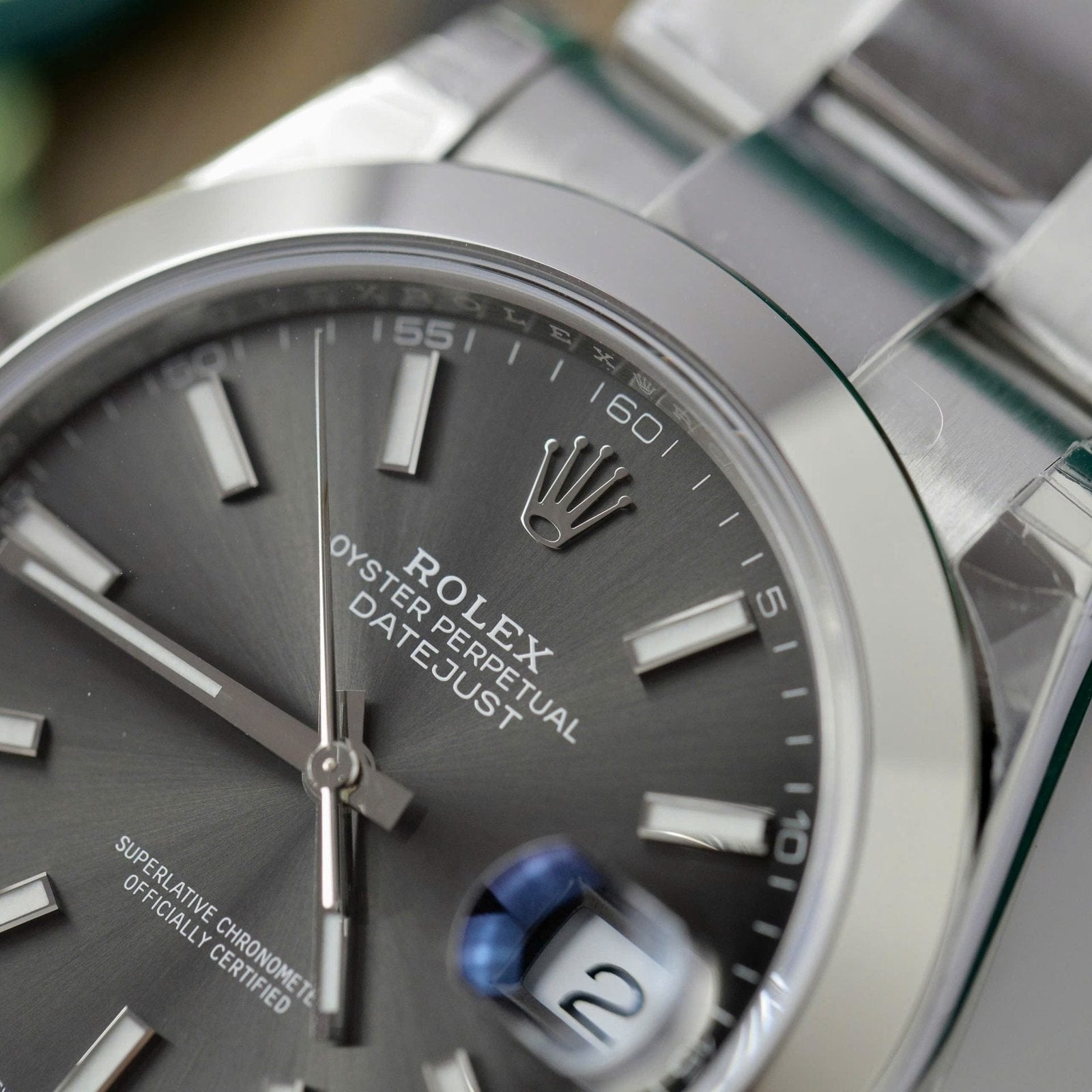 Rolex DateJust 126300 Watch Men Dial Gray 41mm