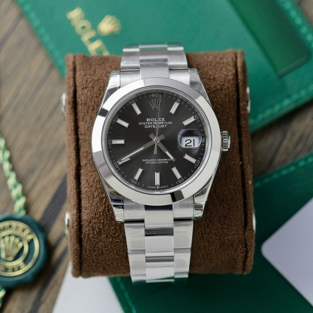 Rolex DateJust 126300 Watch Men Dial Gray 41mm