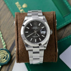 Rolex DateJust 126300 Watch Men Dial Gray 41mm