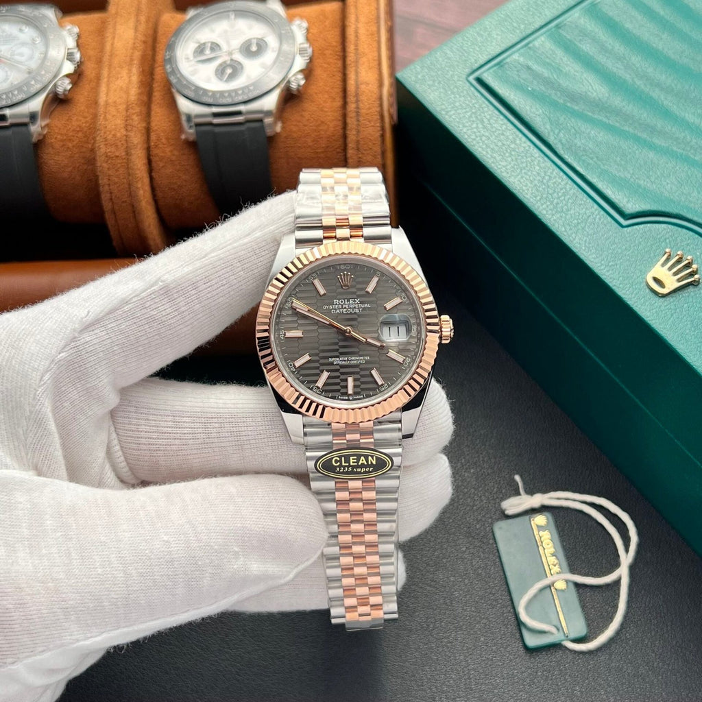 Rolex DateJust 126331 Watch Demi Grey Dial 41mm