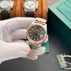 Rolex DateJust 126331 Watch Demi Grey Dial 41mm