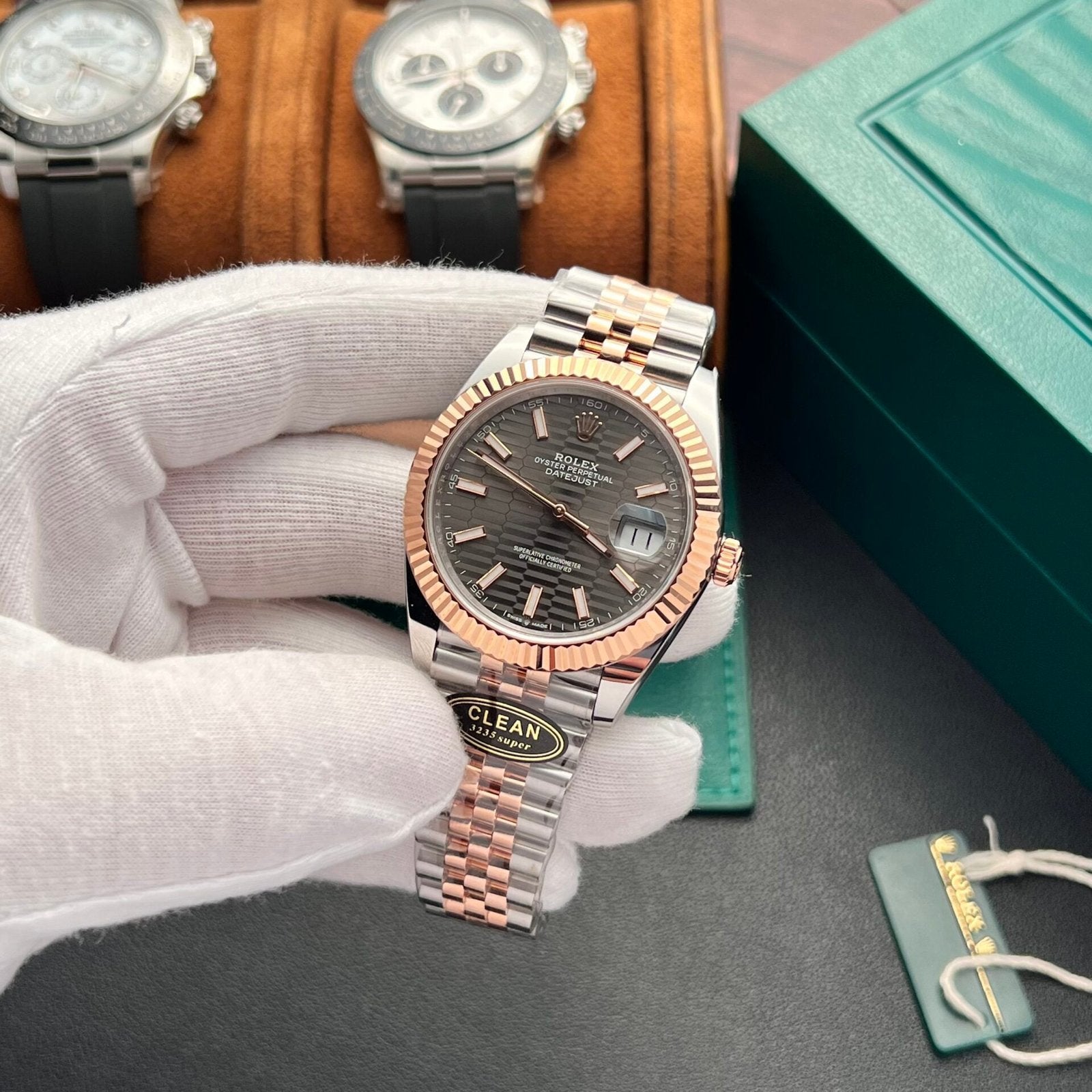 Rolex DateJust 126331 Watch Demi Grey Dial 41mm