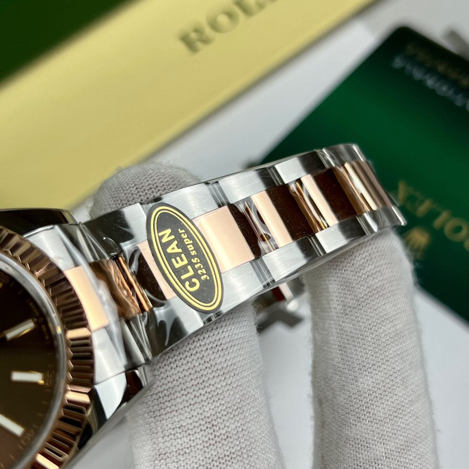 Rolex Watch Date Just 126331 Chocolate Dial Oyster Strap 41mm