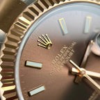 Rolex Watch Date Just 126331 Chocolate Dial Oyster Strap 41mm