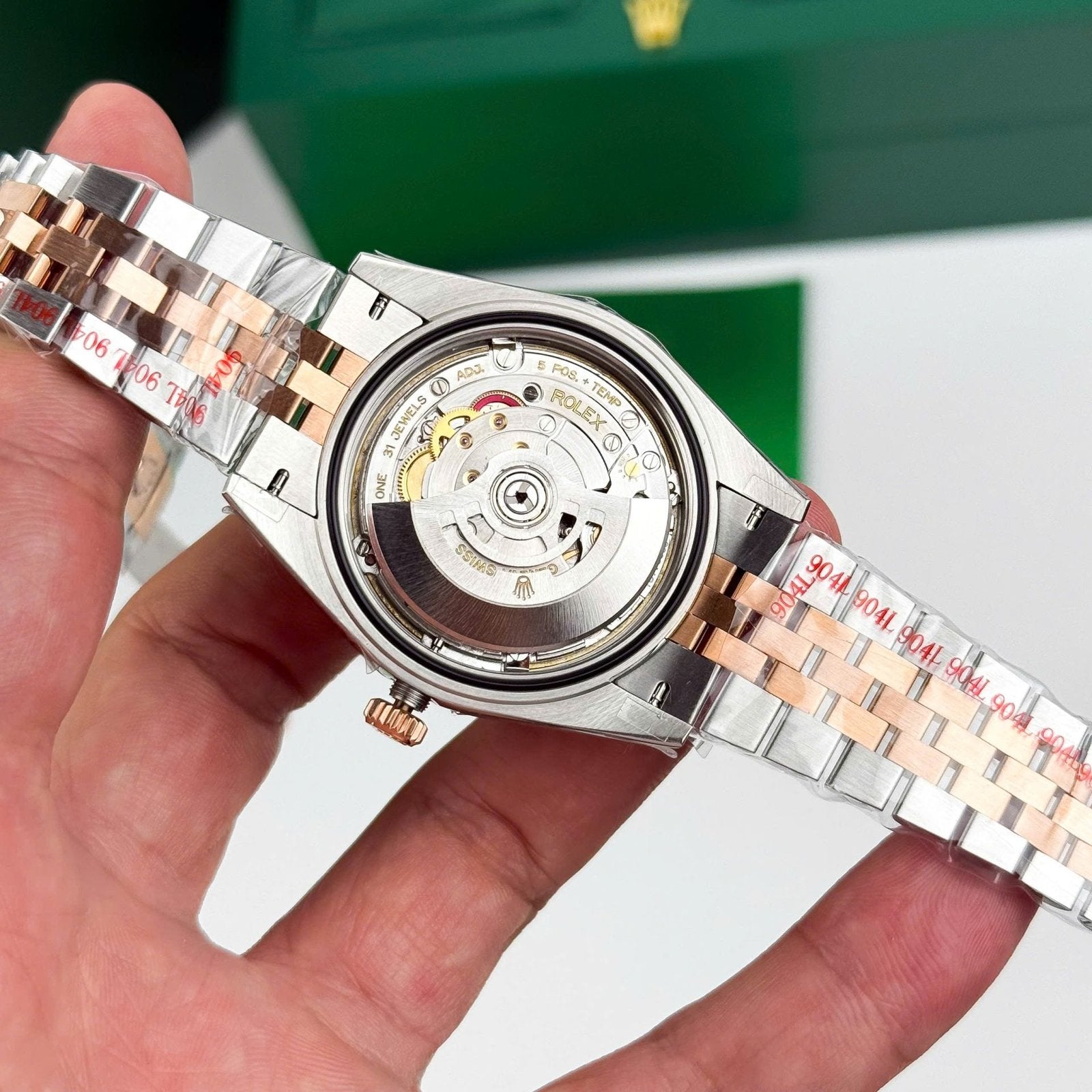 Rolex DateJust 126331 Watch Dial Chocolate Jubilee Strap 41mm