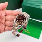 Rolex DateJust 126331 Watch Dial Chocolate Jubilee Strap 41mm