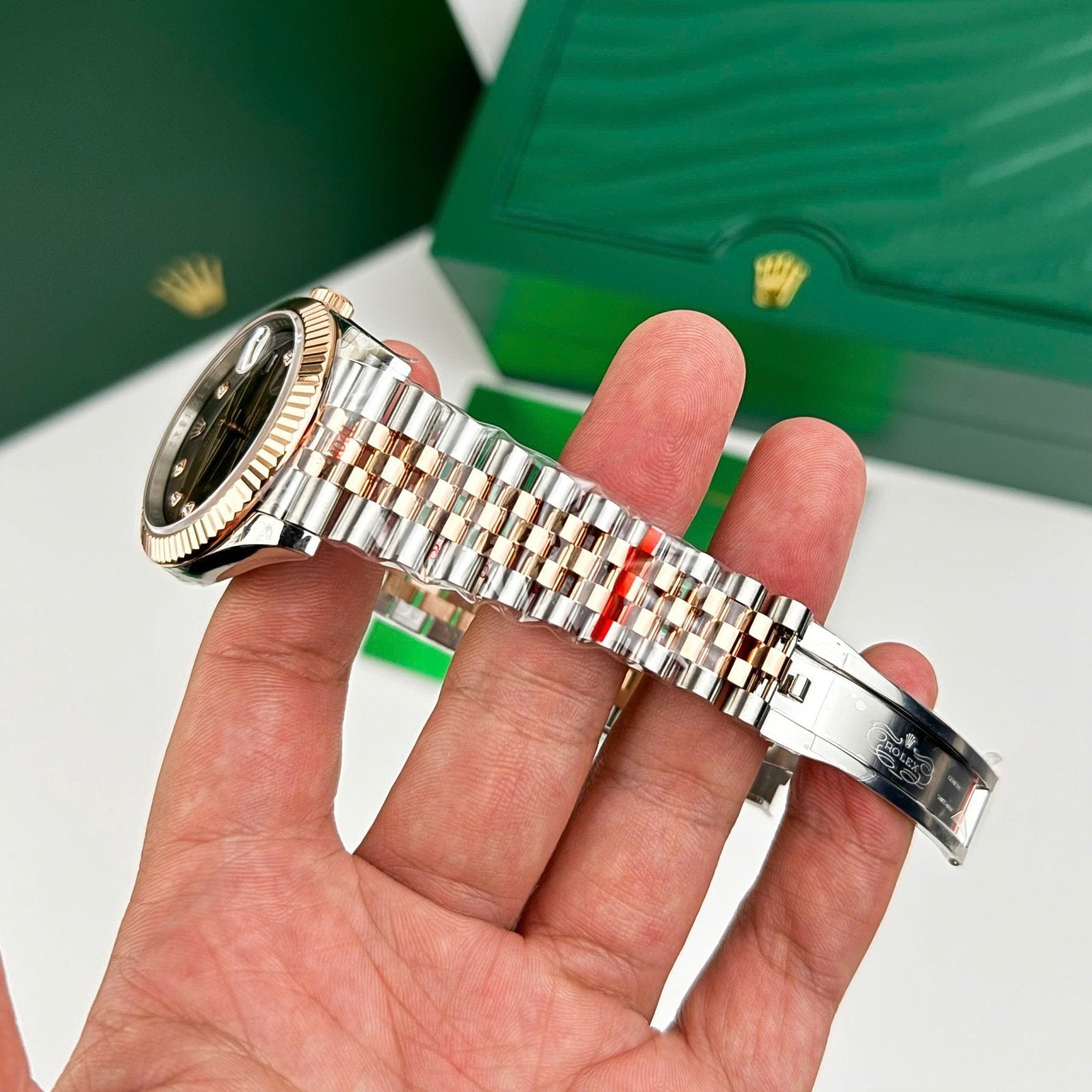 Rolex DateJust 126331 Watch Dial Chocolate Jubilee Strap 41mm