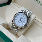 Rolex Date Just 126334 Watch White Enamel 41mm