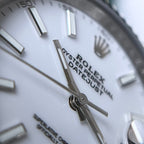 Rolex Date Just 126334 Watch White Enamel 41mm