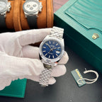Rolex DateJust 126334 Blue Fold Dial Watch 41mm