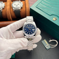 Rolex DateJust 126334 Blue Fold Dial Watch 41mm