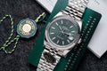 Rolex DateJust 126334 Watch Green Dial Jubilee Strap 41mm