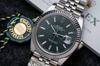 Rolex DateJust 126334 Watch Green Dial Jubilee Strap 41mm