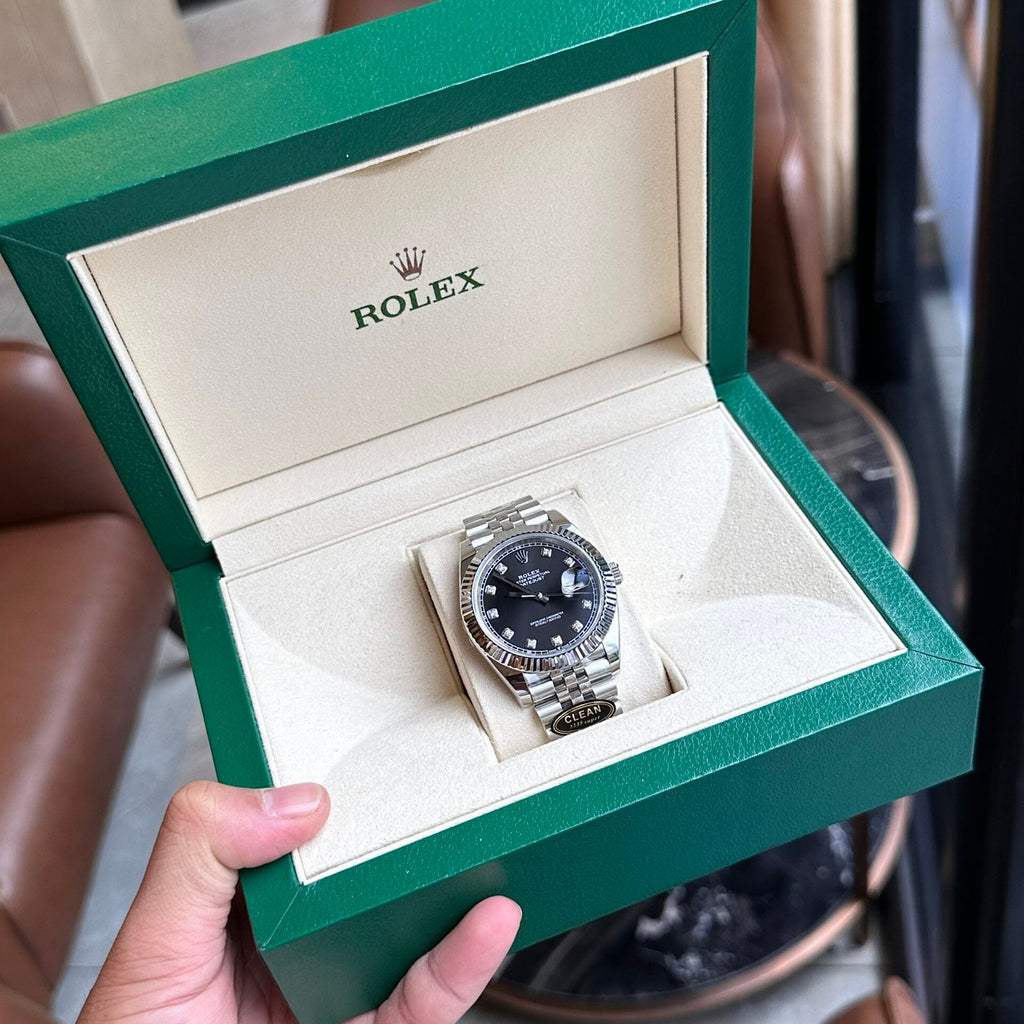 Rolex DateJust 126334 Watch Black Dial With Diamond 41mm