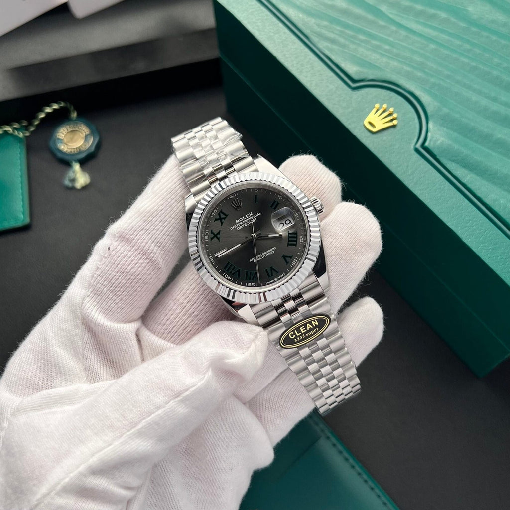 Rolex Date Just 126334 Watch Dial Wimbledon 41mm