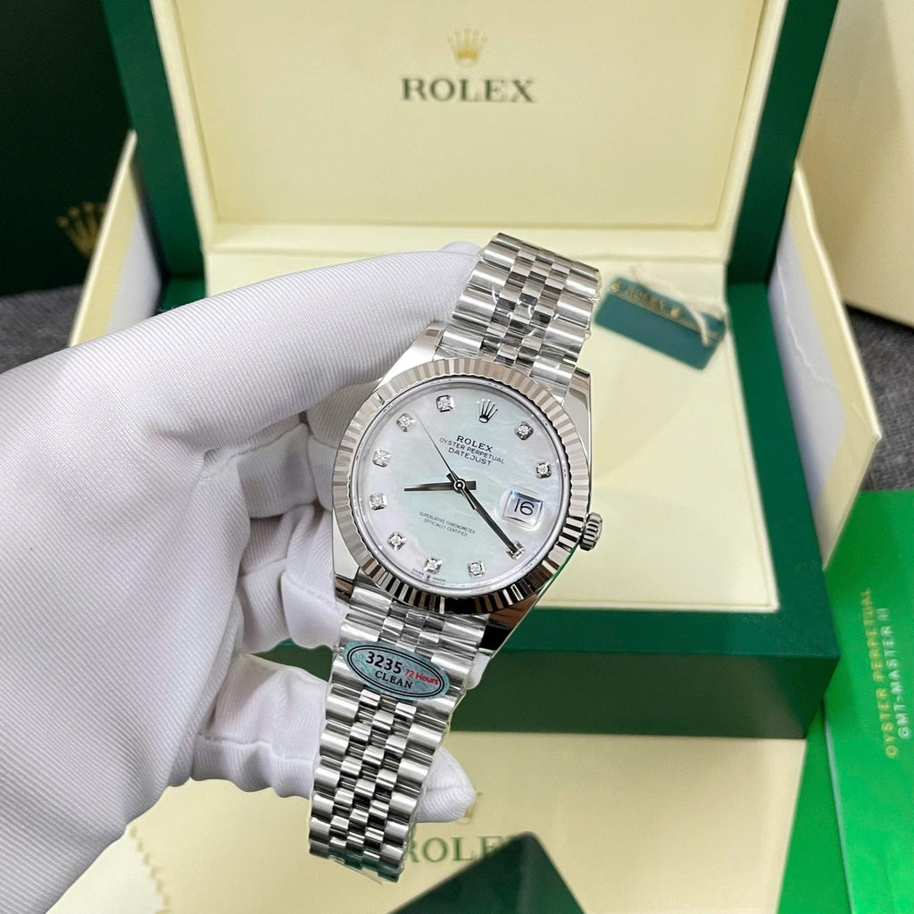 Rolex DateJust 126334 Mother Of Pearl Dial Watch 41mm