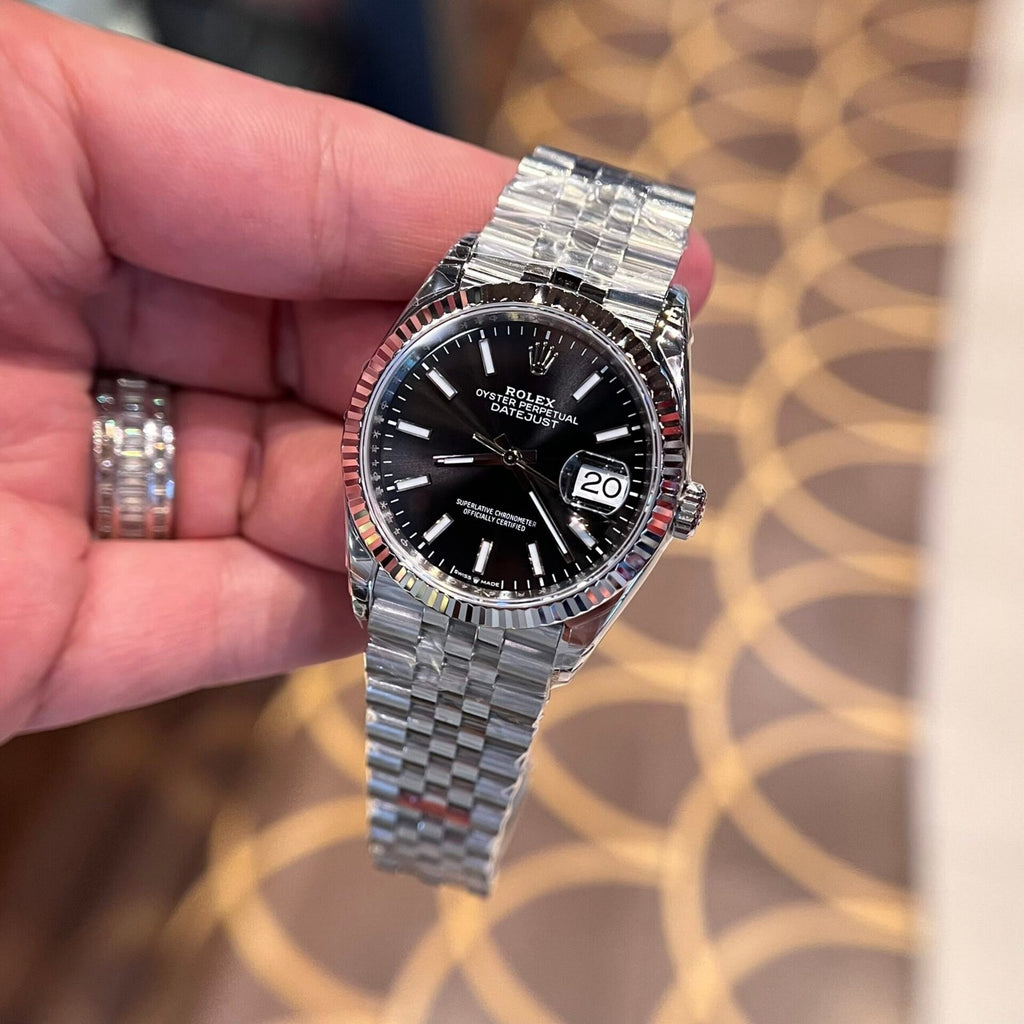 Rolex Date Just 126334 Watch Black Dial  36mm