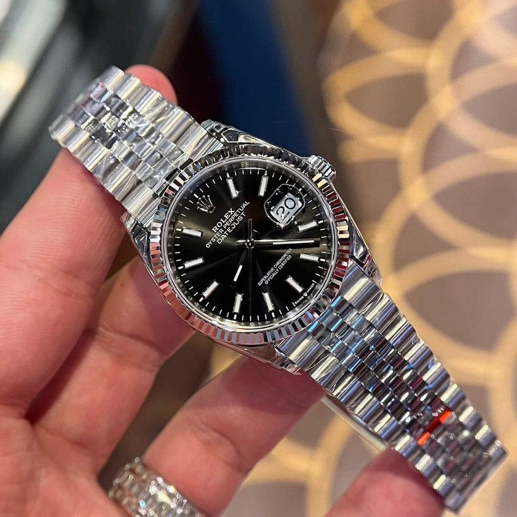 Rolex Date Just 126334 Watch Black Dial  36mm