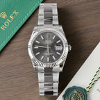Rolex DateJust 126334 Watch Gray Dial Oyster Strap 41mm
