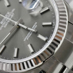 Rolex DateJust 126334 Watch Gray Dial Oyster Strap 41mm