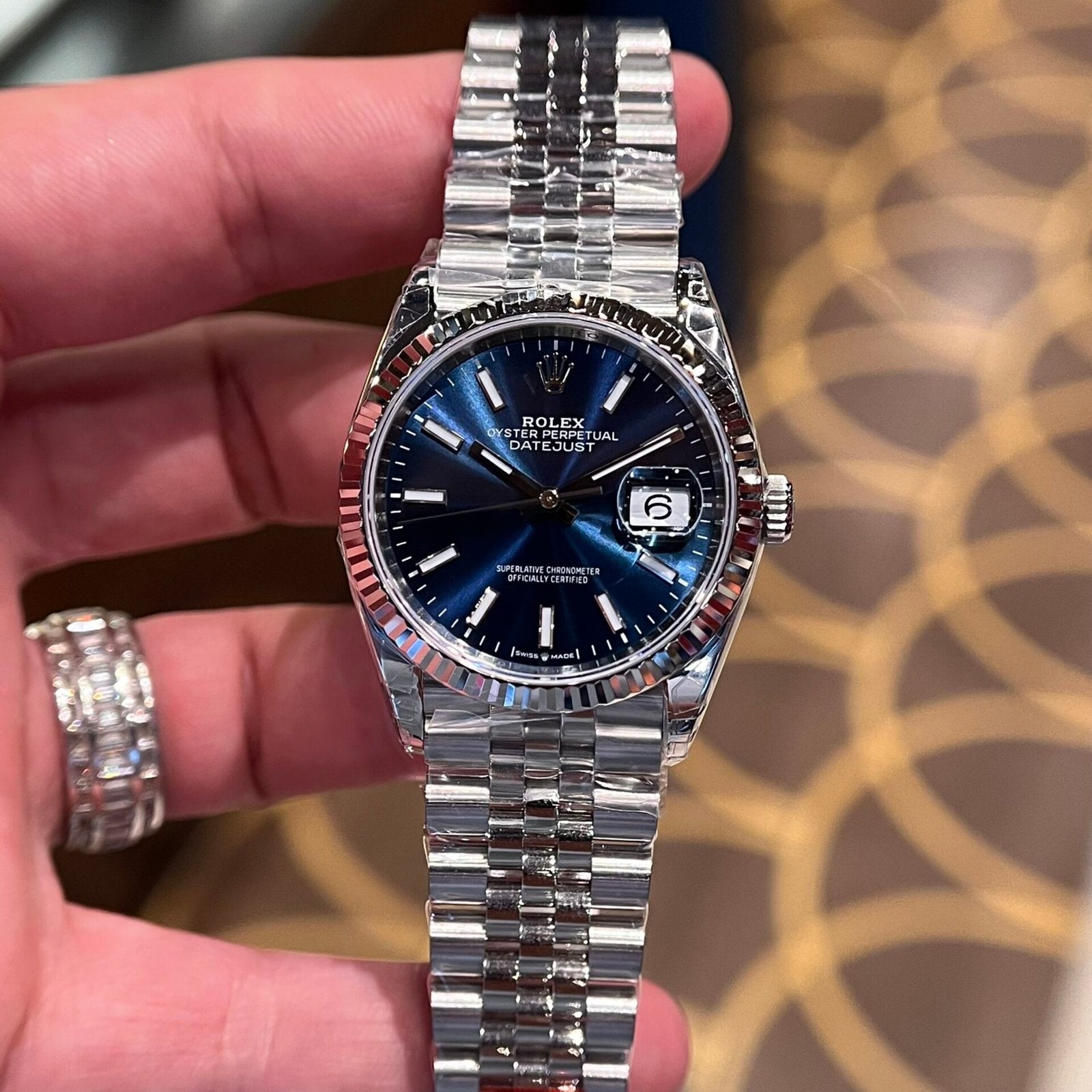 Rolex Date Just 126334 Watch Blue Dial 36mm