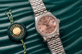 Rolex Watch Date Just 278273 Pink Dial Jubilee Strap 31mm