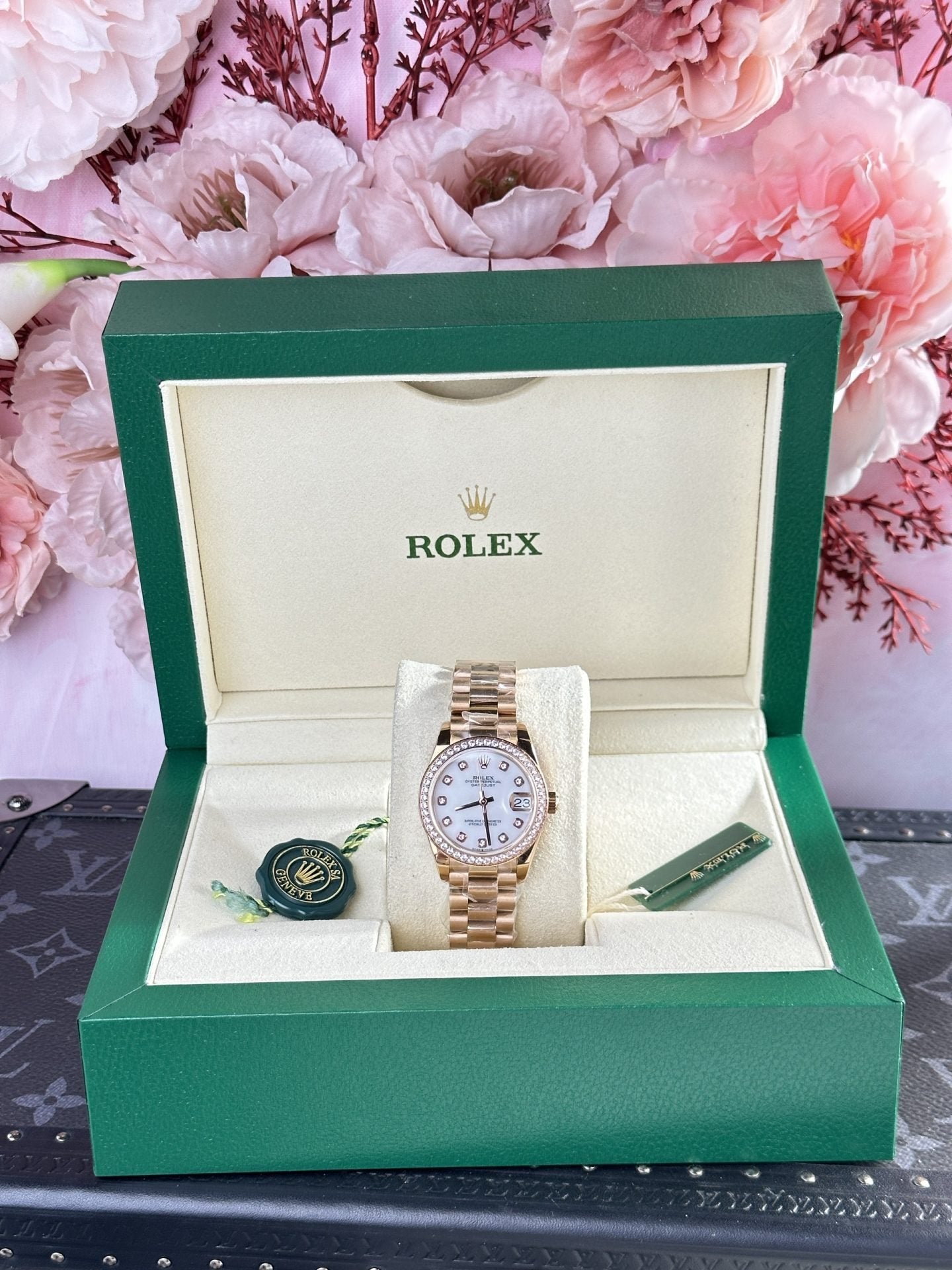 Rolex Date Just 278285 Watch Mother Of Pearl Dial 31mm