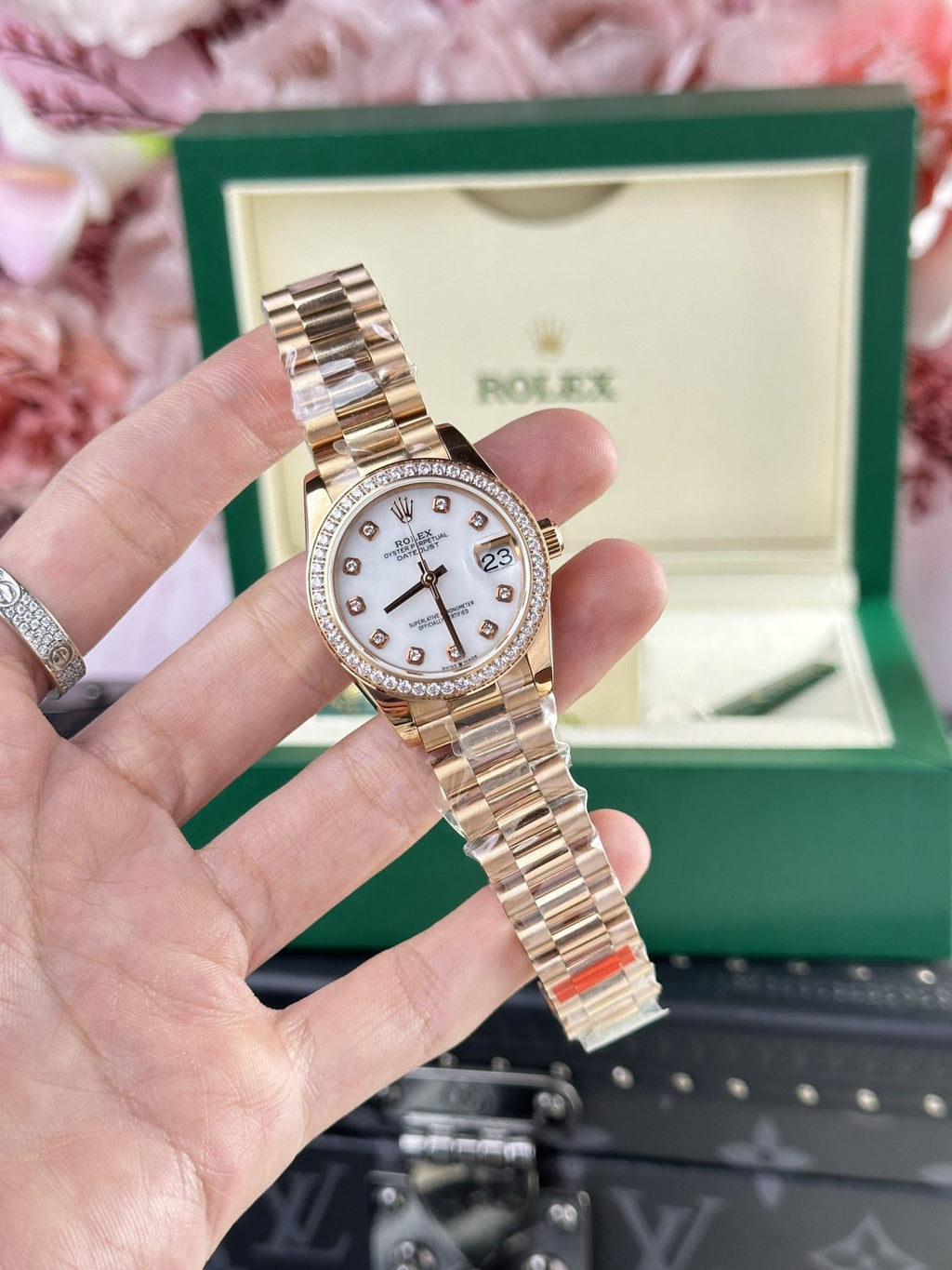 Rolex Date Just 278285 Watch Mother Of Pearl Dial 31mm