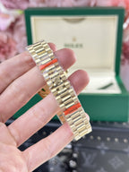 Rolex DateJust 278288 Watch President Strap Diamond Bezel 31mm