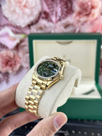 Rolex Watch Date Just 278288 Olive Flower Pattern Dial 31mm