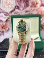Rolex Watch Date Just 278288 Olive Flower Pattern Dial 31mm