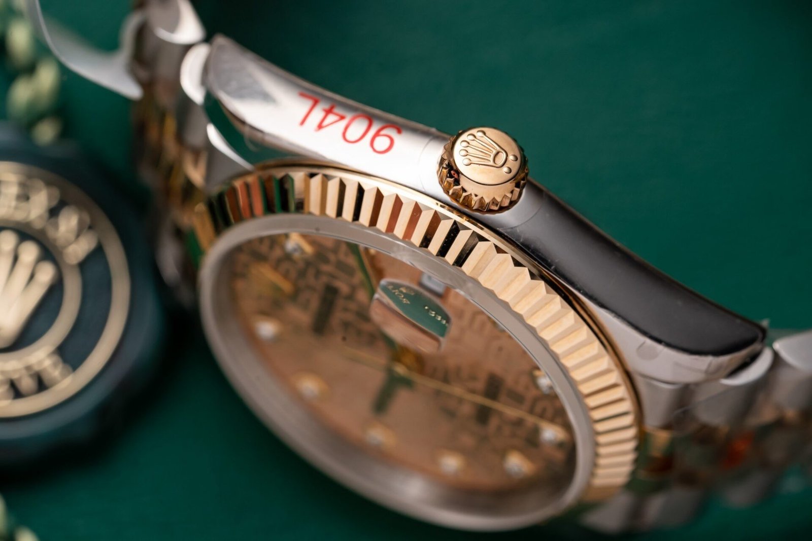 Rolex Date Just Watch Gold Wrapped Fluted Dial 36mm