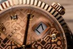 Rolex Date Just Watch Gold Wrapped Fluted Dial 36mm