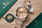 Rolex Date Just Watch Gold Wrapped Fluted Dial 36mm