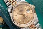 Rolex Date Just Watch Jubilee Strap Gold Wrapped 41mm