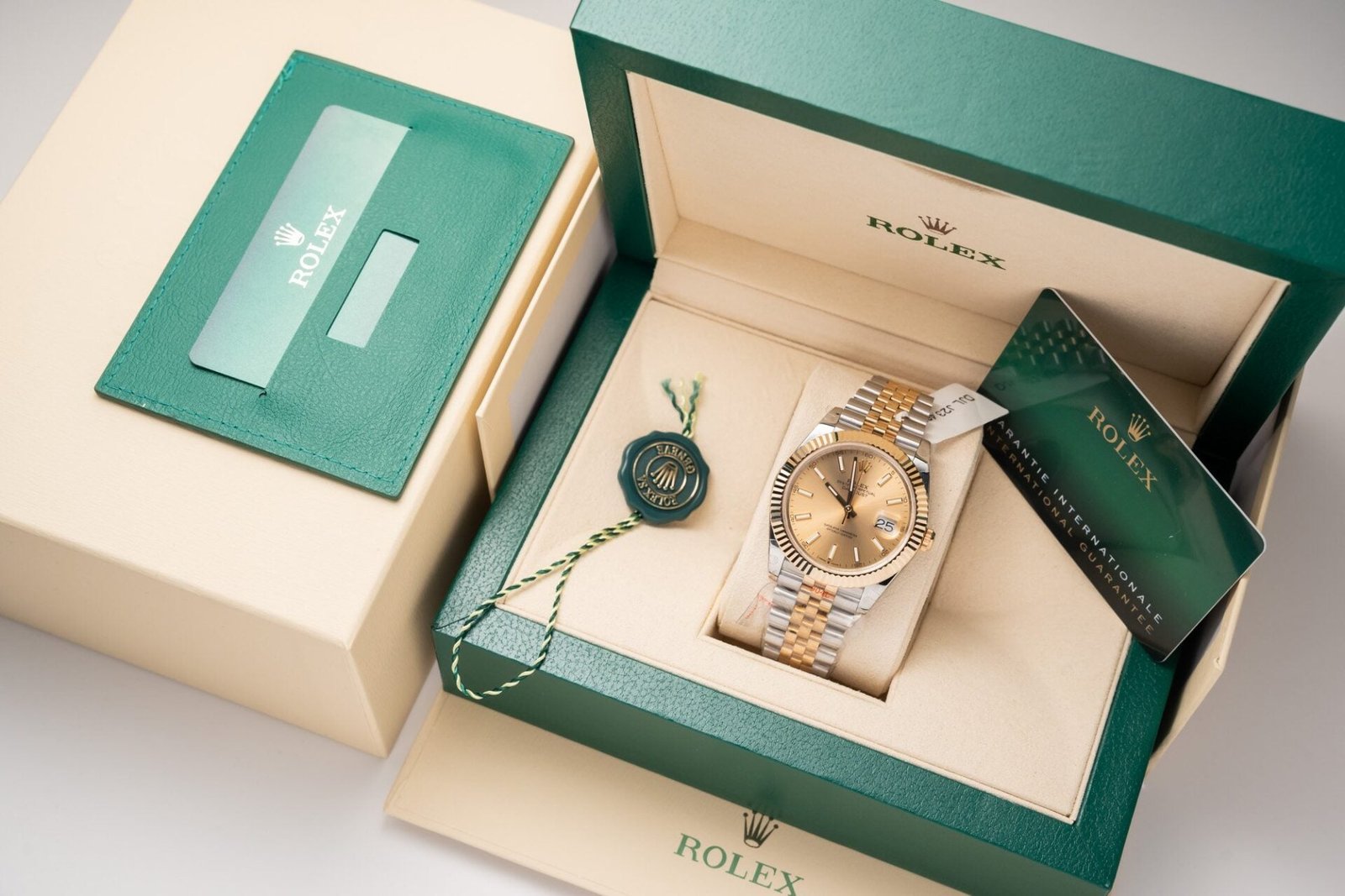 Rolex Date Just Watch Jubilee Strap Gold Wrapped 41mm