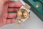Rolex Date Just Watch Jubilee Strap Gold Wrapped 41mm
