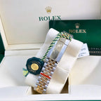 Rolex DateJust Gold Wrapped Watch Champagne Dial 41mm